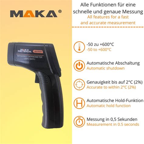 Maka Infrarot Thermometer Mit Laser Bis Kaufland De