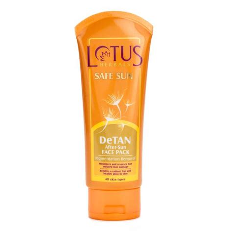 Buy Lotus Herbals Detan After Sun Face Pack 100 Gm Online At Discounted