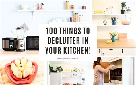 Things To Declutter In Your Kitchen Shannon Torrens