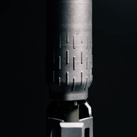 Huxwrx 3d Printed Flow 556k Silencersound Suppressor With ‘patented