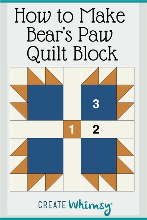 How To Make A Bear S Paw Quilt Block Artofit