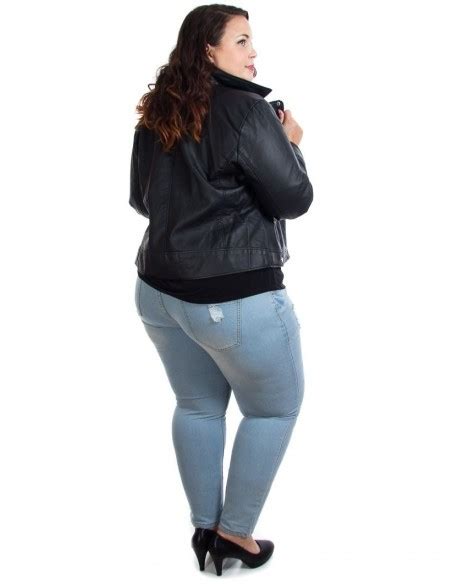 Comprar Cazadora Biker Plus Size Online Zadeshop