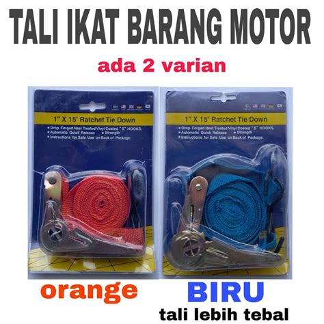 Jual Tali Pengikat Barang Ratchet Tie Down Shopee Indonesia