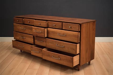 Mid Century Solid Walnut Ace Hi Dresser At 1stdibs Solid Walnut Dresser Ace Hi Furniture