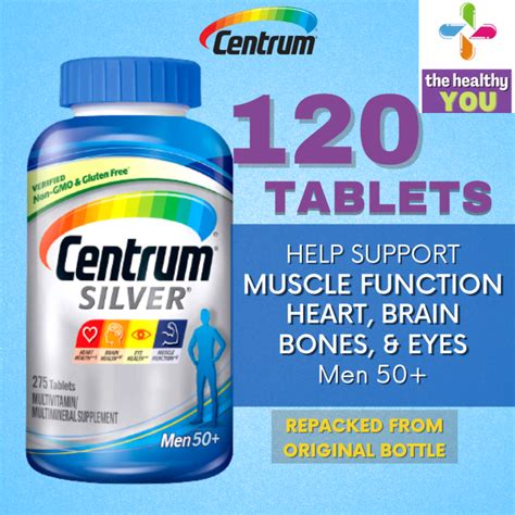 120 Tablets Centrum Silver Men 50 Lazada PH