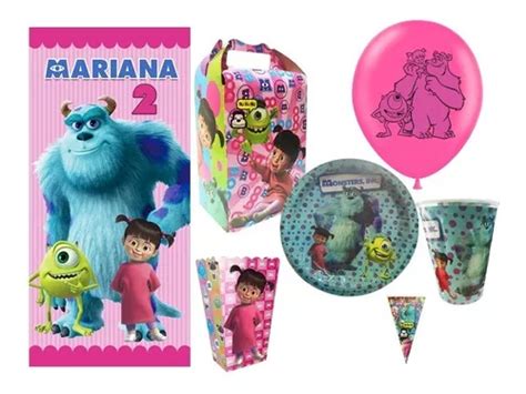 Paquete Especial Para Ni Os Fiestas Monster Inc Boo