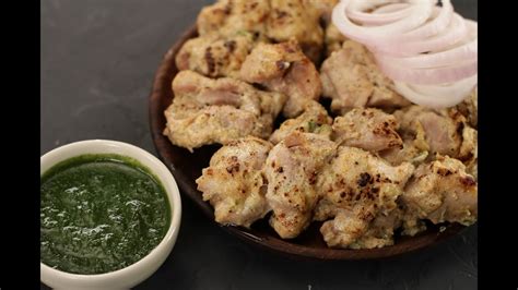 Malai Chicken Tikka Sanjeev Kapoor Khazana Youtube