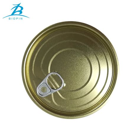 Aluminum Full Open Aperture Lids 401 99mm Easy Ends For Metal Food Can