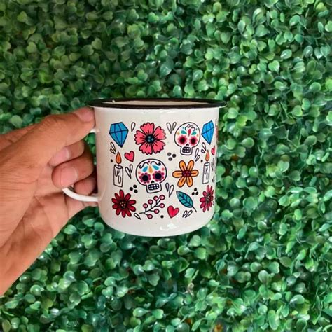 48 Tazas Peltre Mayoreo Tenangos Diseño Mexicanos en venta en San Pedro