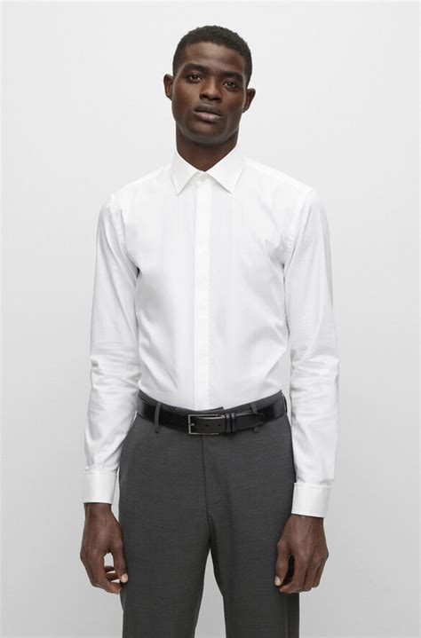 boss boss men business clothing shirts hvid magasindk
