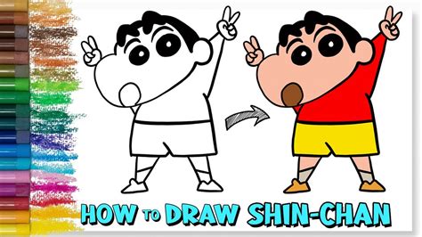 How To Draw A Shin Chan Step By Step How To Draw Shinchan I Easy