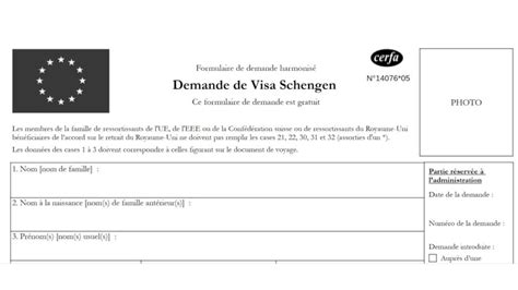 Cerfa Visa Pour Un Long S Jour En France