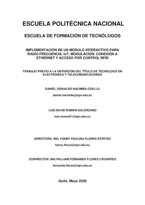 PDF ESCUELA POLITÉCNICA NACIONAL 10554 pdfradio frecuencia iot