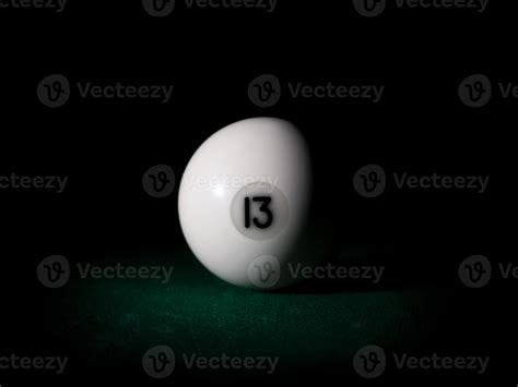 Ball number 13 for Russian billiard pyramid 7883935 Stock Photo at Vecteezy