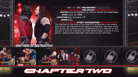 Wwe Attitude Era Mode Brothers Of Destruction Ep Kane Mankind