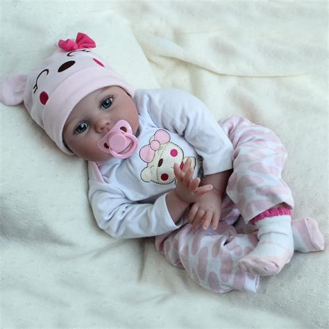 CHAREX Reborn Baby Dolls Lucy, 22 inch Realistic Girl Doll, Lifelike