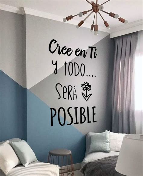 Vinil Decorativo Para Pared Vinilo Frases Letras Cree En Ti Frases