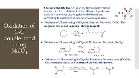 Oxidation Reagents Involving C C Bond Cleavage PPT