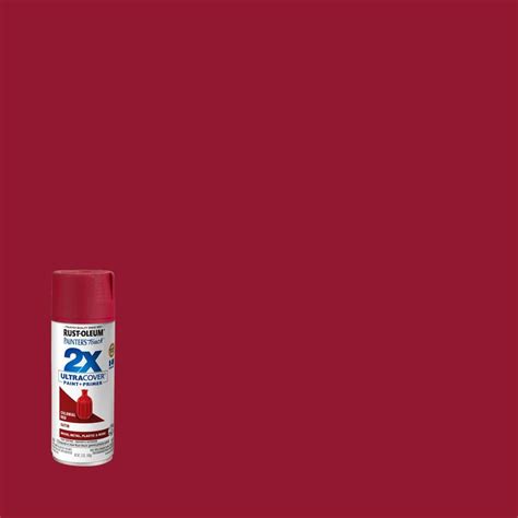 Rust Oleum Painter S Touch X Oz Satin Colonial Red General Purpose