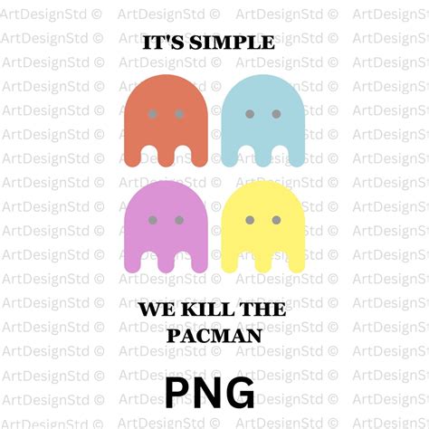 Pacman Png Pacman Svg Pacman Clipart Pacman Printing Pacman Etsy Australia