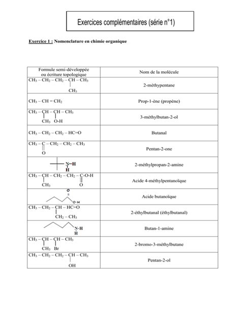 Ntroduire 47 imagen formule semi développée exercice corrigé fr