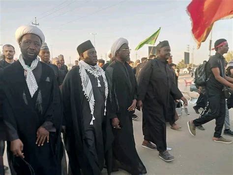 Photos Nigerian Shia Arbaeen Walking In Najaf Karbala Road Pole 353