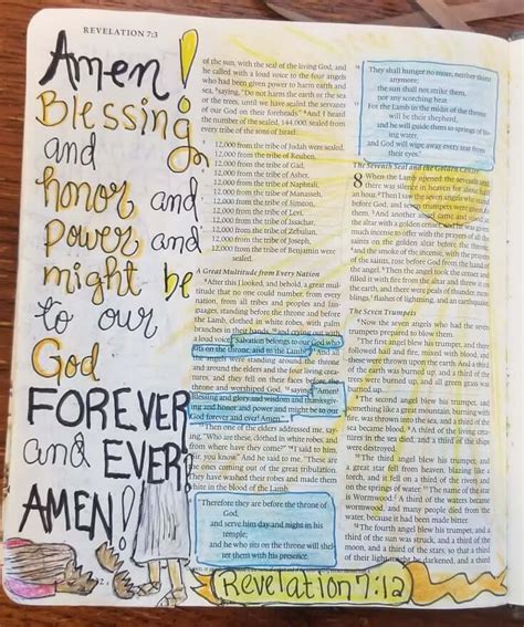 Bible Journaling Through Revelation His Unmeasured Grace Bible