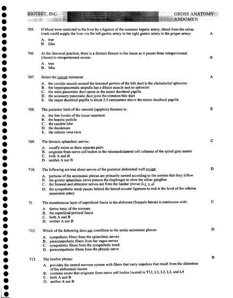 SOLUTION Anatomy Mcqs With Answers Gross Anatomy Abdomen Pelvis And