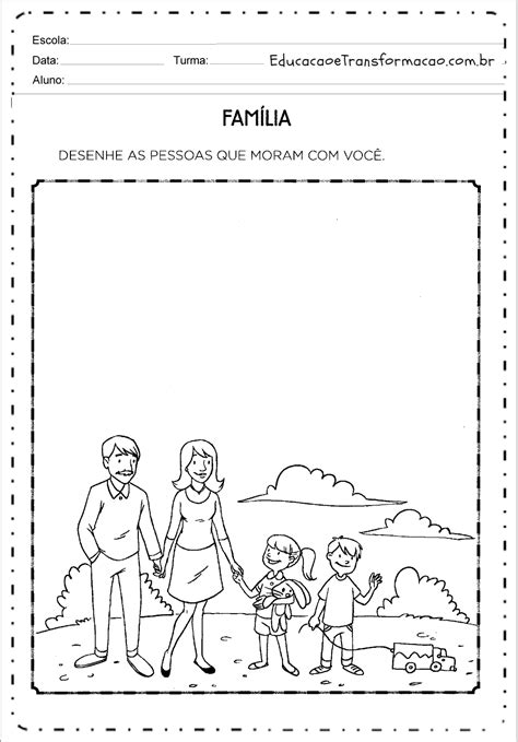Atividades Da Familia Educação Infantil
