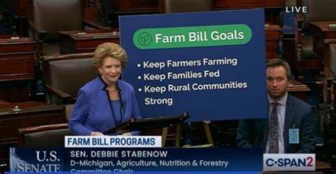 Stabenow Says Farm Bill Extension Is Needed Additional Funds Could Be