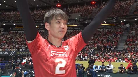 【動画】「世界で一番のミドルになるぞ！」試合後インタビュー・小野寺太志選手｜日本 Vs スロベニア【パリ五輪予選／ワールドカップバレー2023