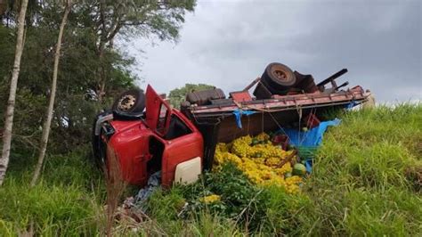 Motorista De Caminh O Morre Ao Cair Em Barranco Ap S Colis O Carro