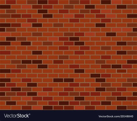 Red Brick Wall Seamless Royalty Free Vector Image