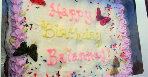 Creative Cakes Boutique Happy Birthday Brianna