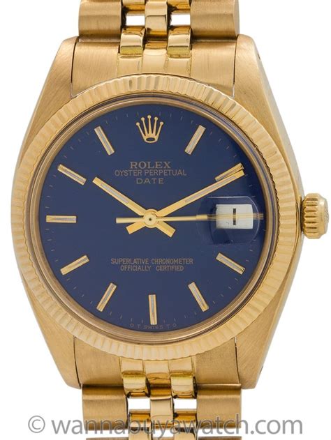 Rolex Oyster Perpetual Date Ref 15037 18K YG Circa 1980 Rolex Watches