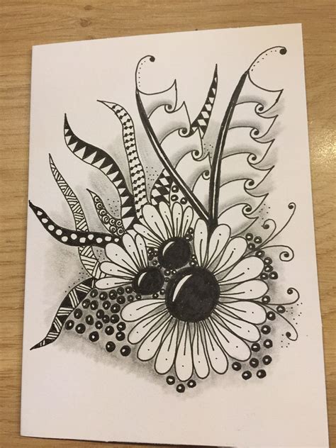 Pin op Zen flowers | Zendoodle, Zentangle, Patronen