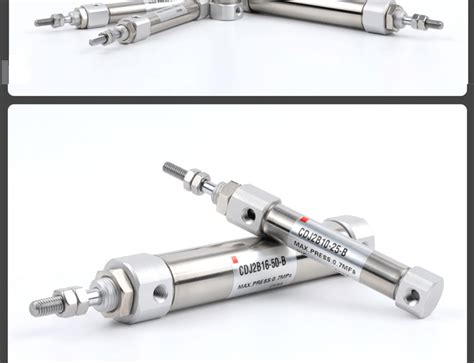 Cdj B Type Double Acting Pneumatic Air Cylinder Wolun Pneumatic Products