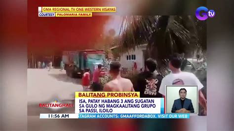 Isa Patay Habang Ang Sugatan Sa Gulo Ng Magkaalitang Grupo Sa Passi