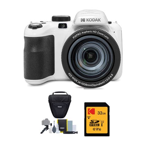 Kodak Pixpro Az Digital Camera White With Gb Sd Card And