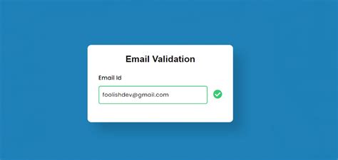 Email Validation In Javascript