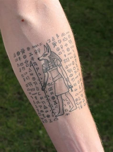 Anubis Tattoos Designs Ideas And Meaning Tattoos For You