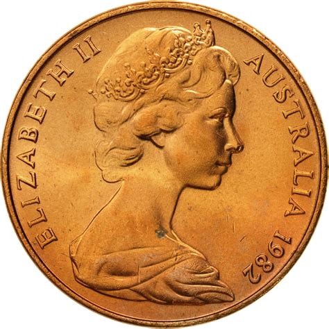 Two Cents 1982 Coin From Australia Online Coin Club