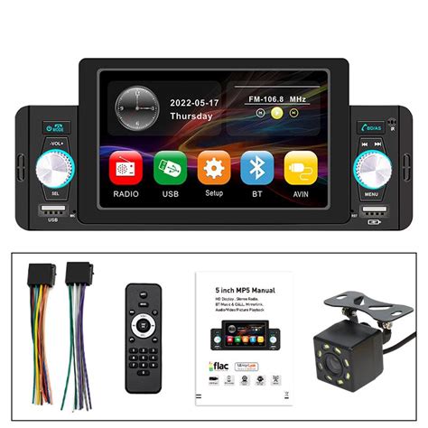 Cheap Hippcron 1 Din Car Radio Stereo 5 Inch HD Touch Screen Bluetooth