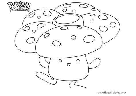 Vileplume Coloring Pages Free Pokemon Coloring Pages Printables