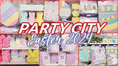 Party City Easter Decor 2024 Shop With Me Party Supplies Easter Costumes Youtube