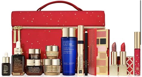 Est E Lauder Blockbuster Beauty Essentials Set Coffret De Soins En