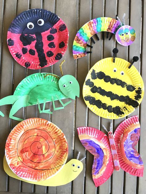 12 Paper Plate Minibeasts Ideas Paper Plate Crafts Toddler Crafts