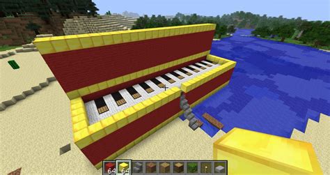 Working Piano Minecraft Map