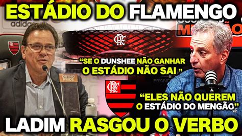 LANDIM DEU FORTE DECLARAÇÃO sobre o ESTÁDIO do FLAMENGO SE O DUNSHEE