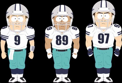 Download Animated Dallas Cowboys Players Cartoon | Wallpapers.com